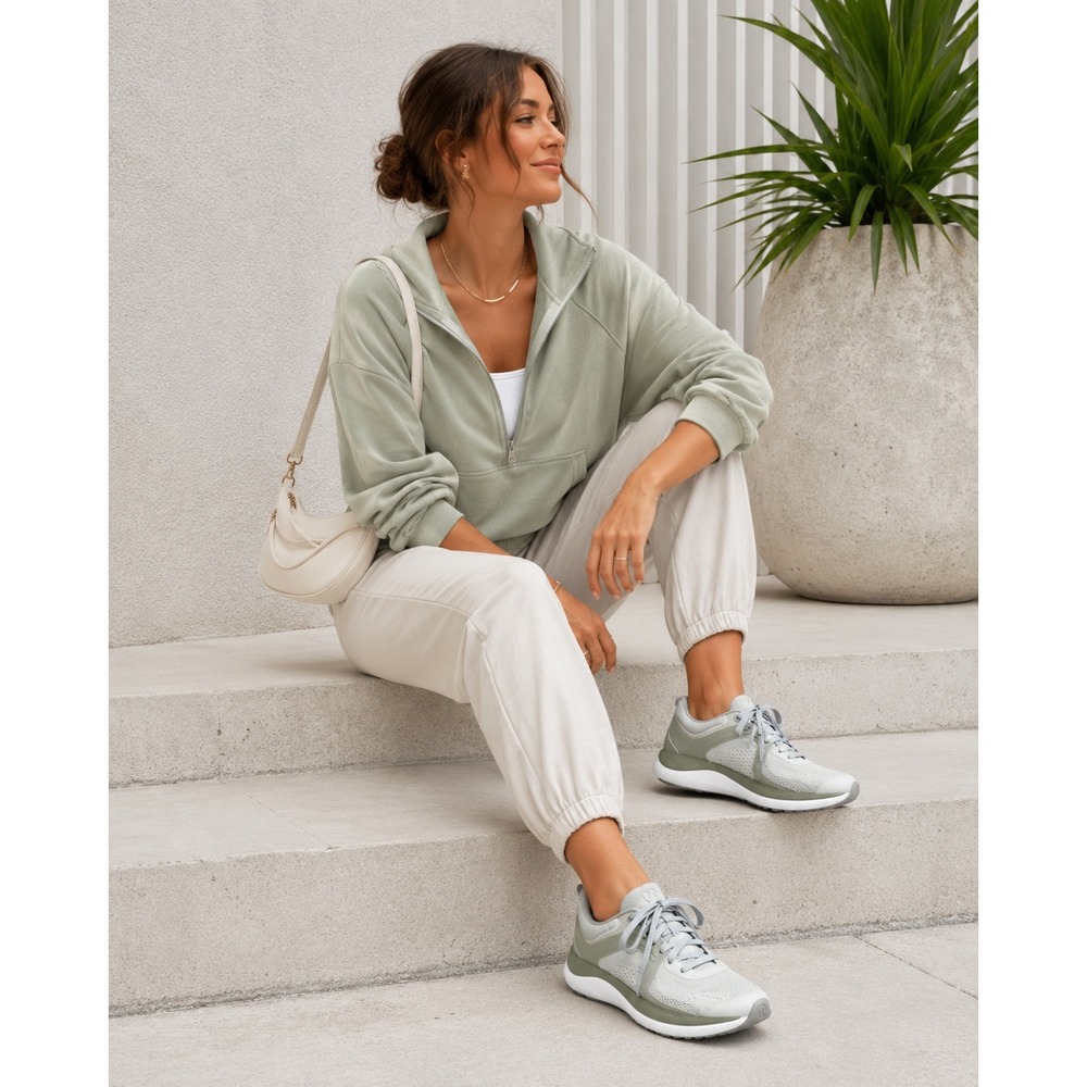Lululemon Chargefeel Low Women's Size 7 Sage Pilates Running Training Sneakers